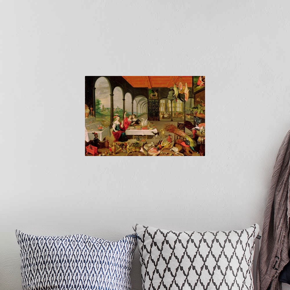 A bohemian room featuring Allegory of Taste