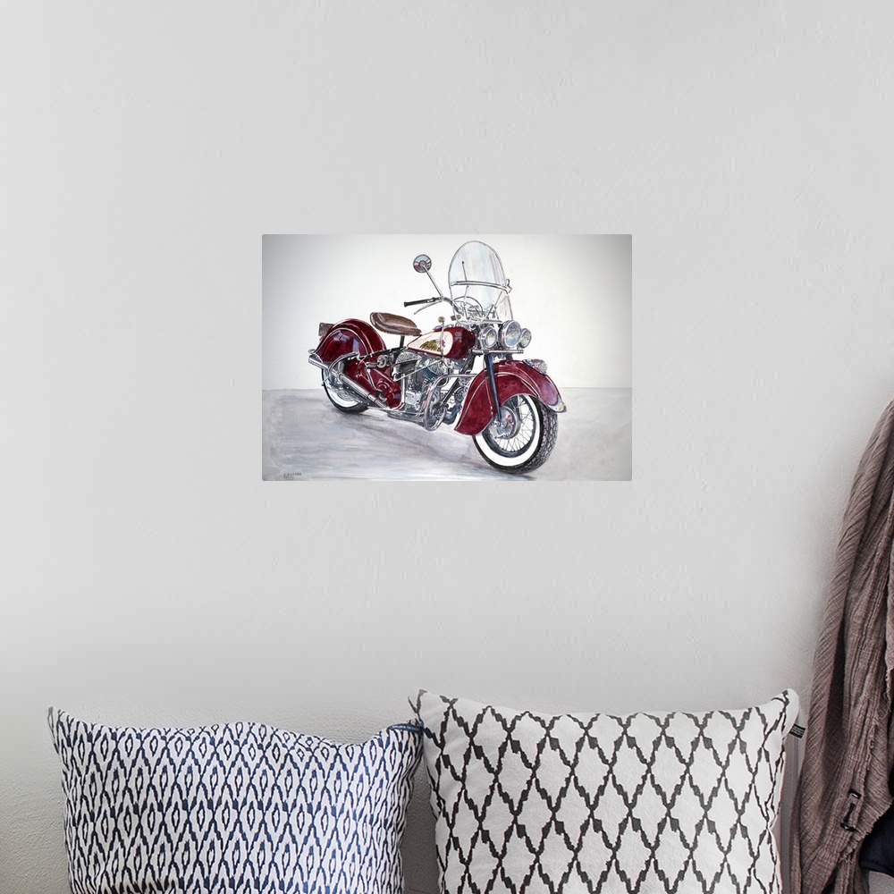 A bohemian room featuring Indian Motorcycle, 2009