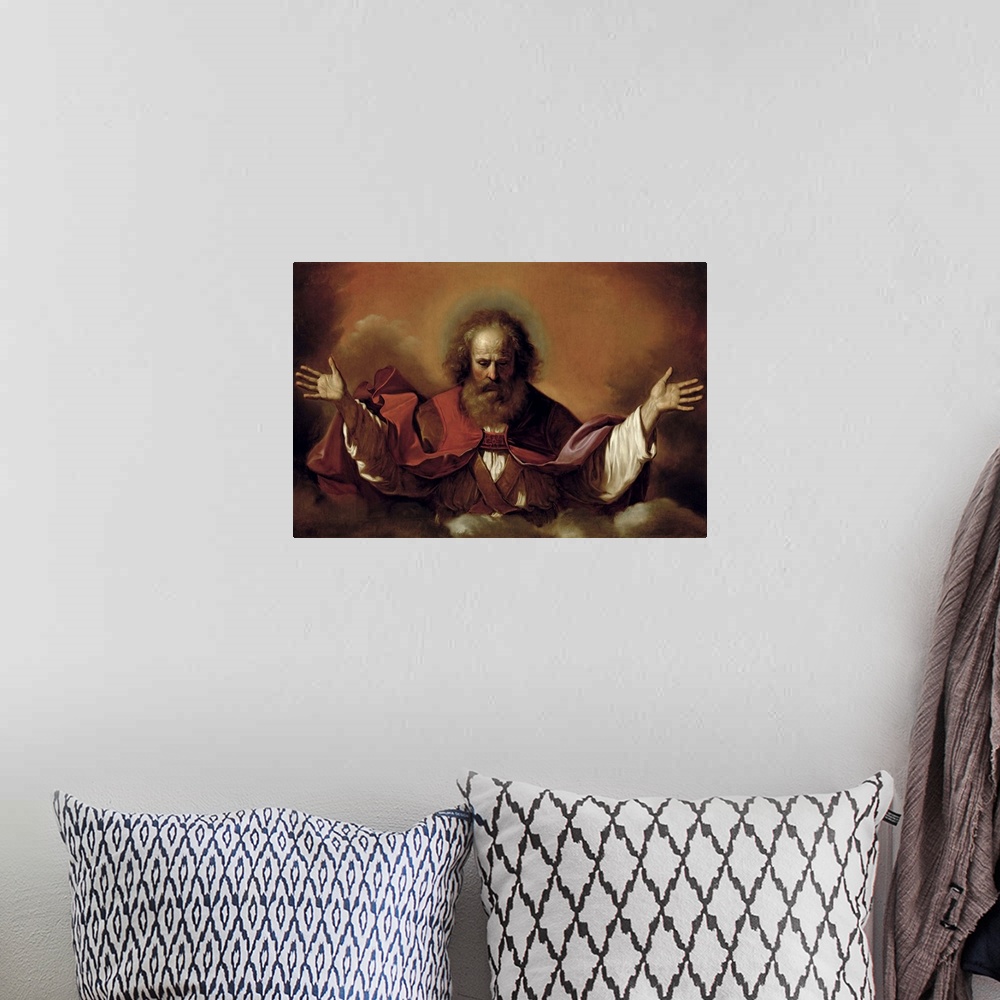 A bohemian room featuring The Eternal Father