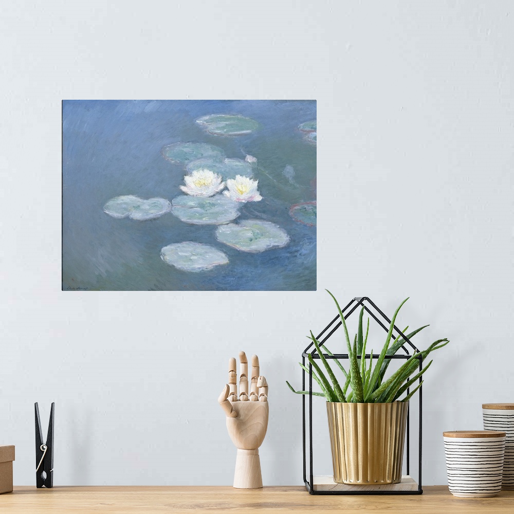A bohemian room featuring Waterlilies, Evening