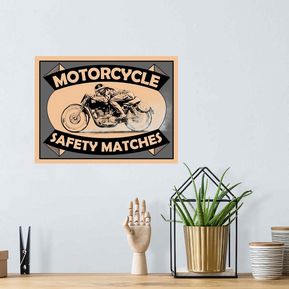 A bohemian room featuring Motorcycle Safety Matches