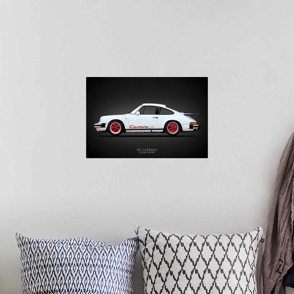 A bohemian room featuring Porsche Carrera Club Sport 88