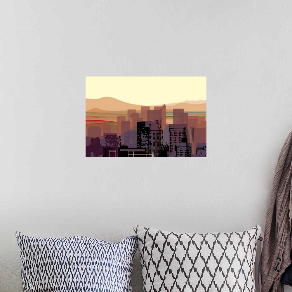 A bohemian room featuring Downtown in the Desert