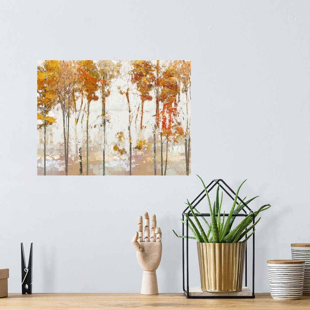A bohemian room featuring Abstract Trees 2
