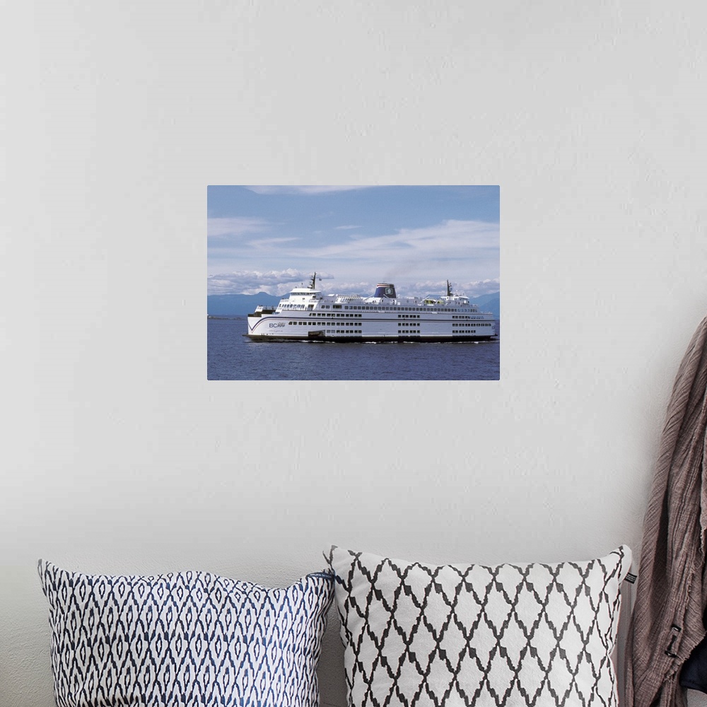 A bohemian room featuring North America, Canada, British Columbia, Vancouver Island, Nanaimo. Ferry boat