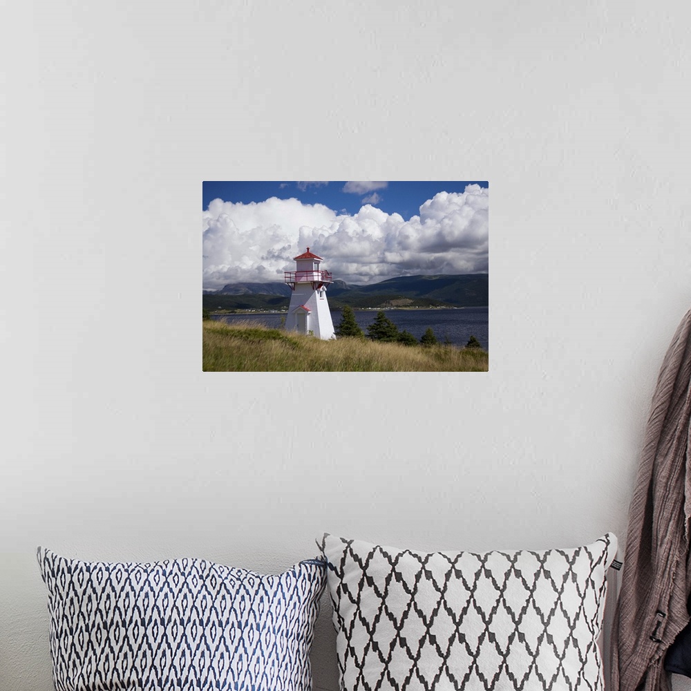 A bohemian room featuring North America, Canada, Newfoundland and Labrador, Gros Morne National Park, Woody Point Lighthouse