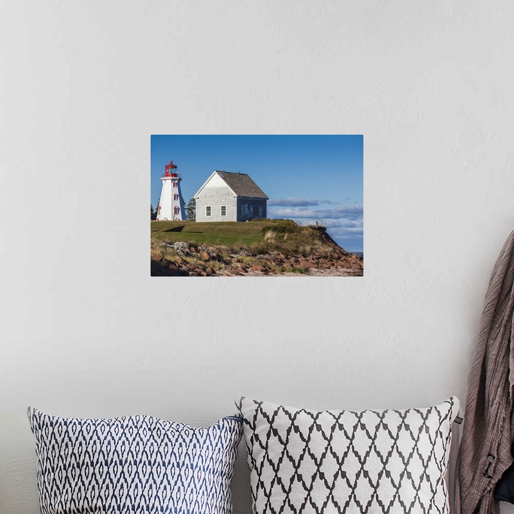 A bohemian room featuring Canada, Prince Edward Island, Panmure Head Lighthouse