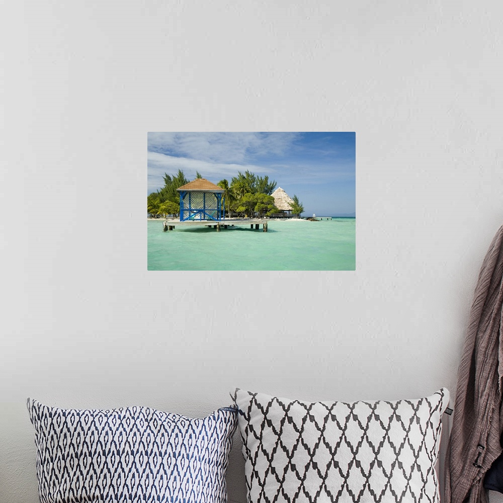 A bohemian room featuring Island viewed from Caribbean Sea, South Water Cayes Marine Reserve, Hopkins, Stann Creek District...