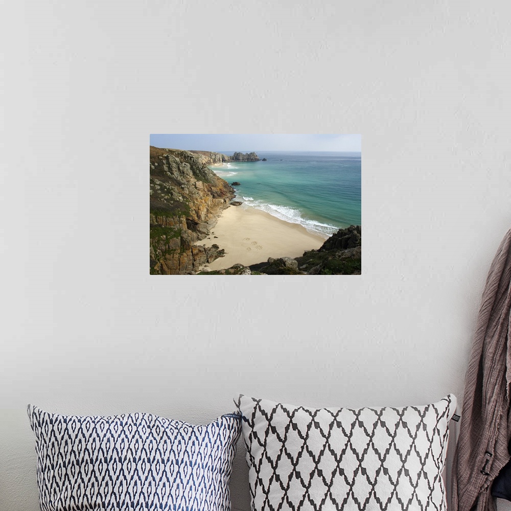 A bohemian room featuring Europe, England, Cornwall, view of ocean from the coastal path