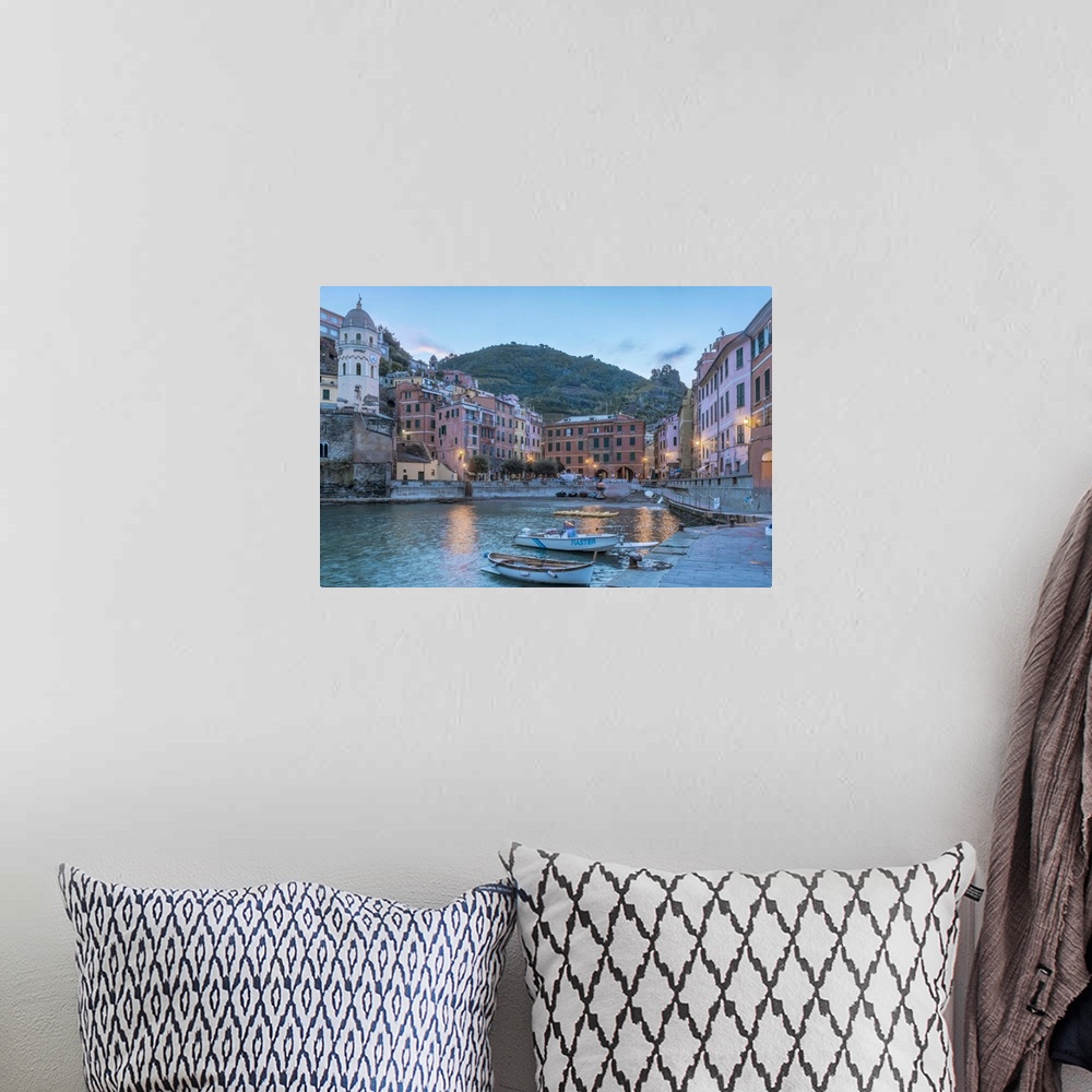 A bohemian room featuring Italy, Cinque Terre, Vernazza.
