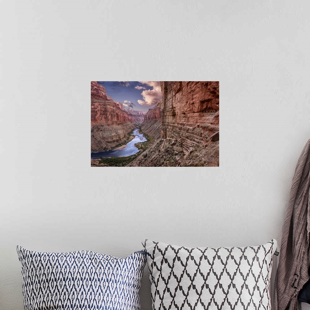 A bohemian room featuring Nankoweap, Grand Canyon.