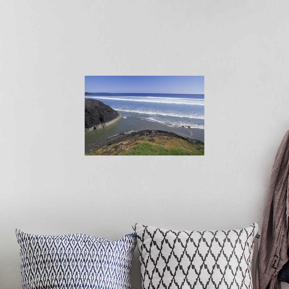 A bohemian room featuring North America, Canada, Vancouver Island, Pacific Rim National Park, beach