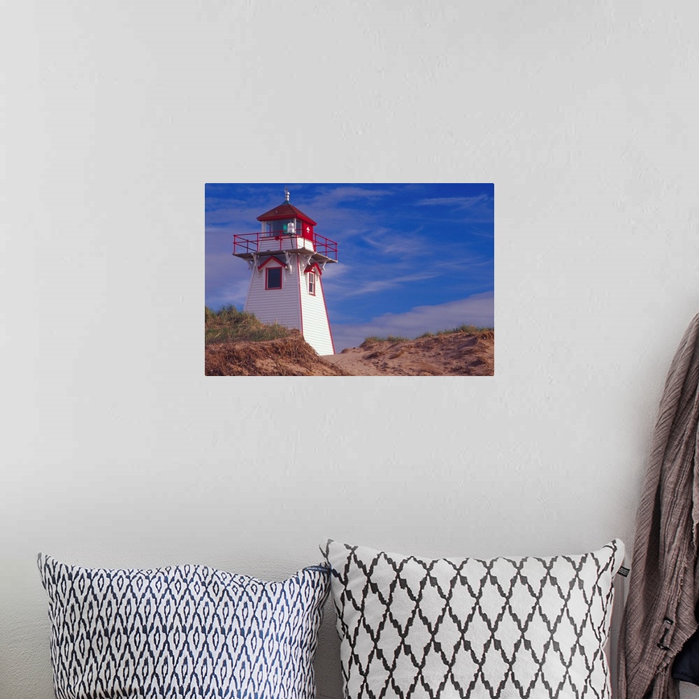 A bohemian room featuring Prince Edward Island, The Covehead lighthouse