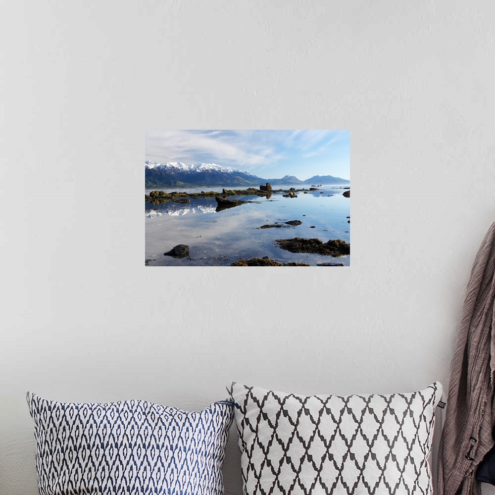 A bohemian room featuring Seaward Kaikoura Ranges, Kaikoura, Marlborough, South Island, New Zealand