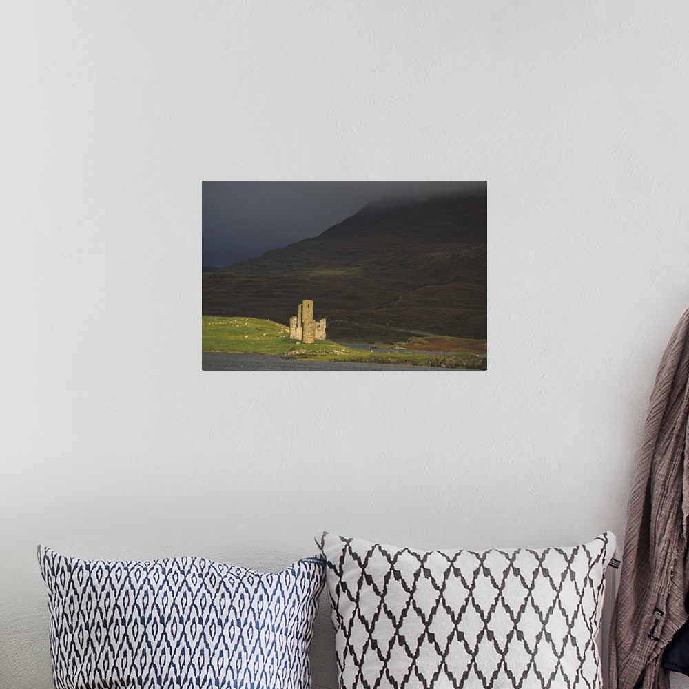 A bohemian room featuring Urquart Castle, Scottish Highlands, Scotland, Great Britain