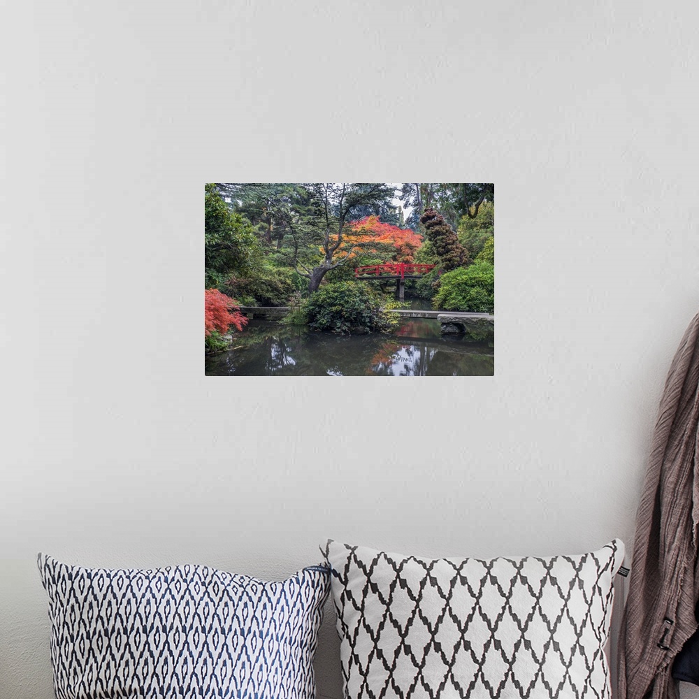 A bohemian room featuring USA, Washington State, Seattle, Kubota Japanese Garden
