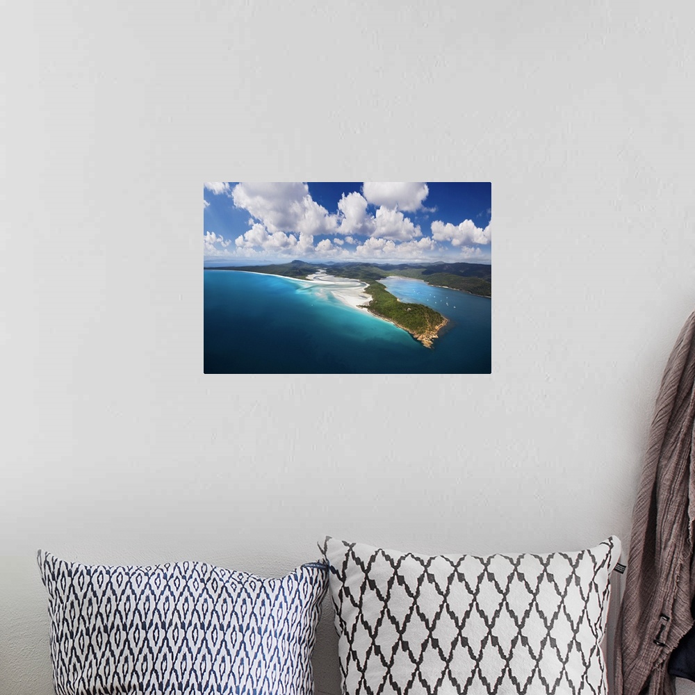 A bohemian room featuring Australia, Queensland, Whitsunday Islands, Whitsunday Island, Whitehaven Beach