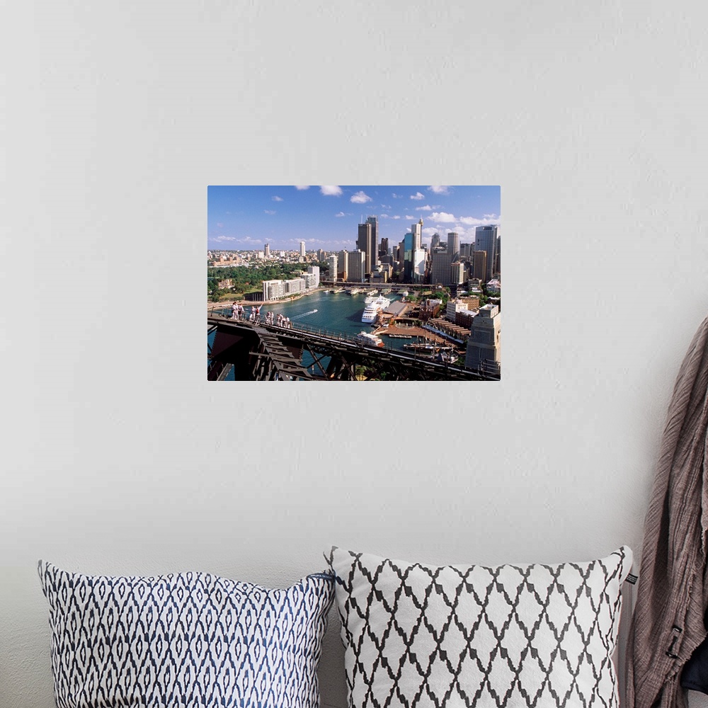 A bohemian room featuring Australia, New South Wales, Sydney, Sydney Harbour Bridge, bridgeclimb