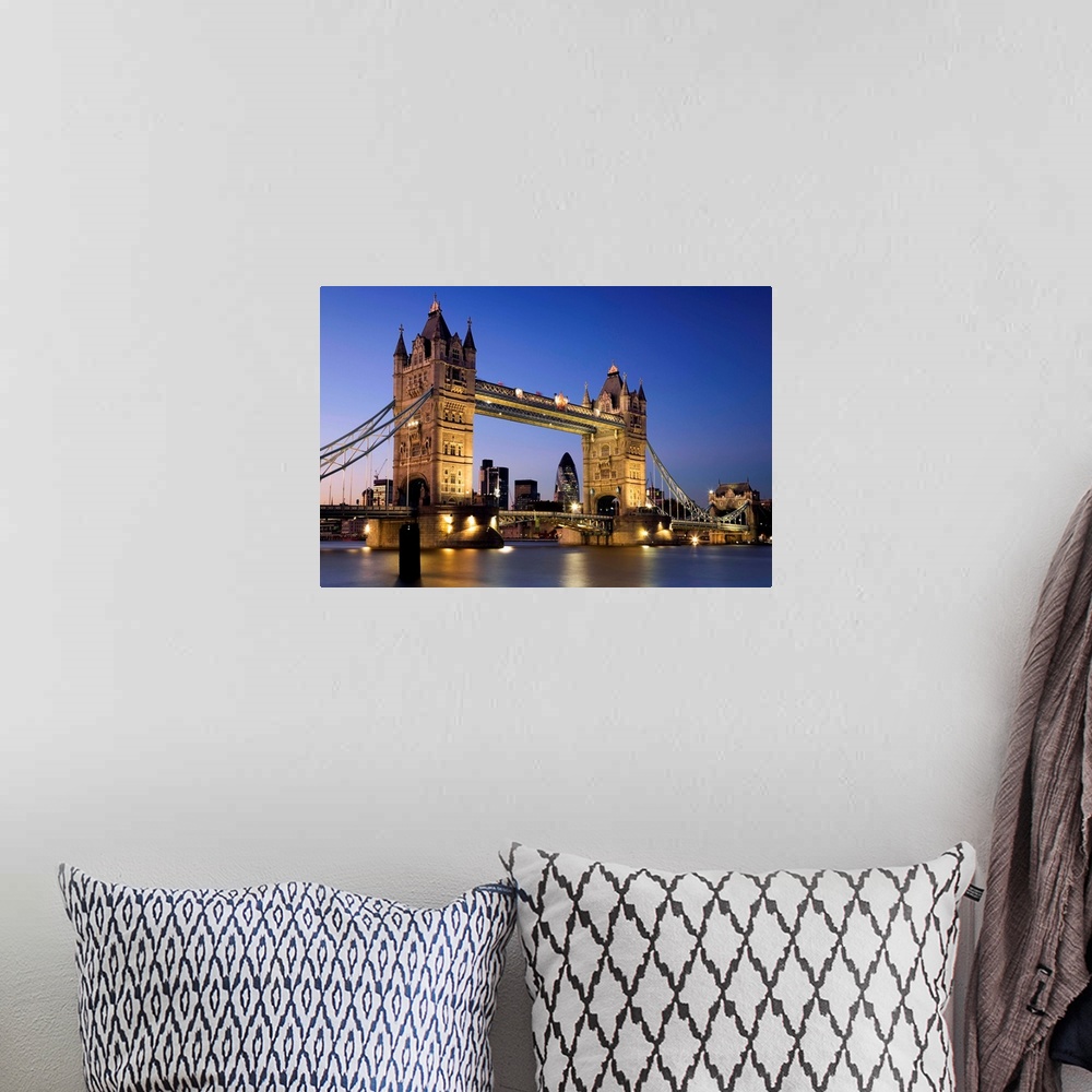 A bohemian room featuring England, London, Great Britain, Thames, South Bank, City Skyline in background