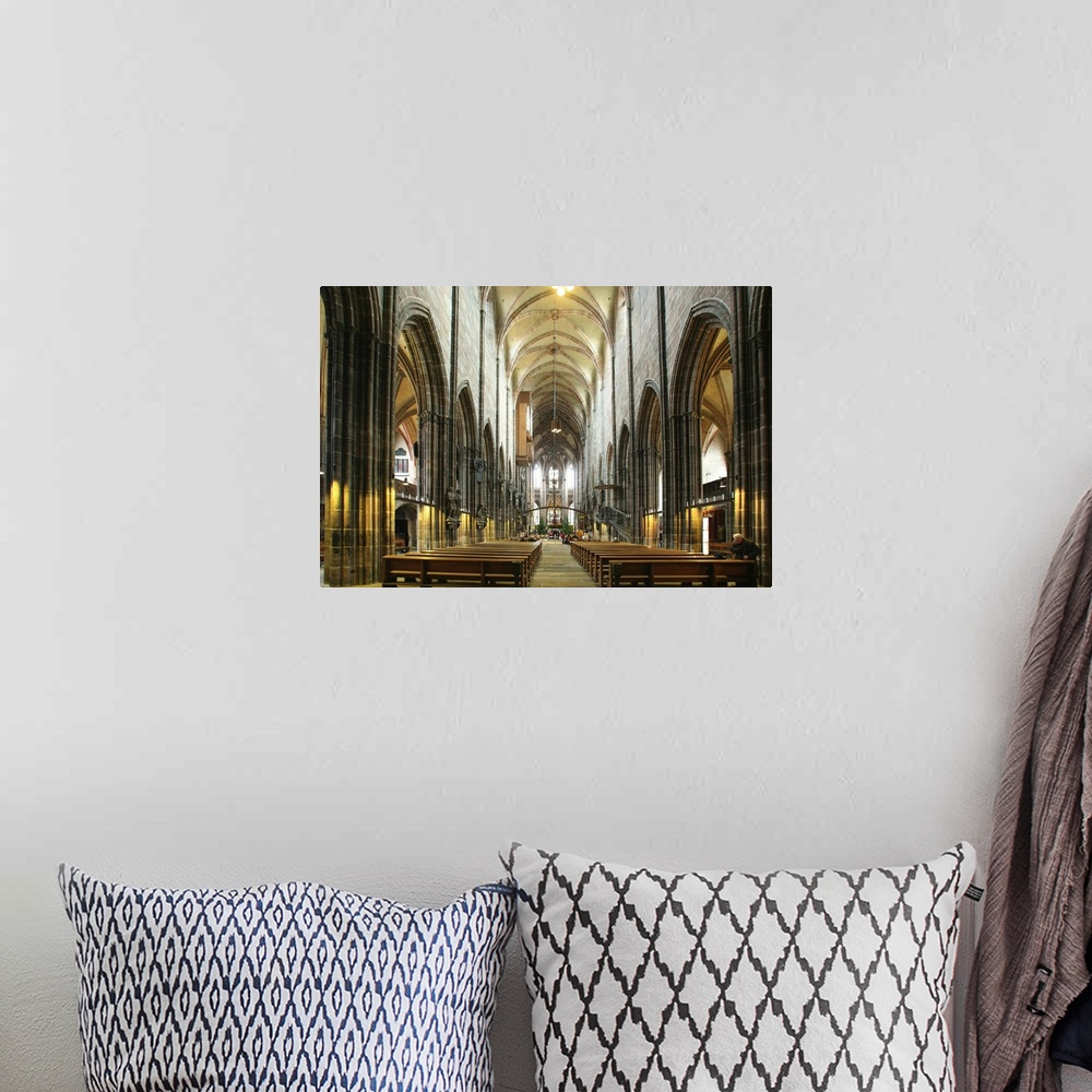 A bohemian room featuring Germany, Bavaria, N..rnberg, Sankt Lorenz Kirche (Cathedral)