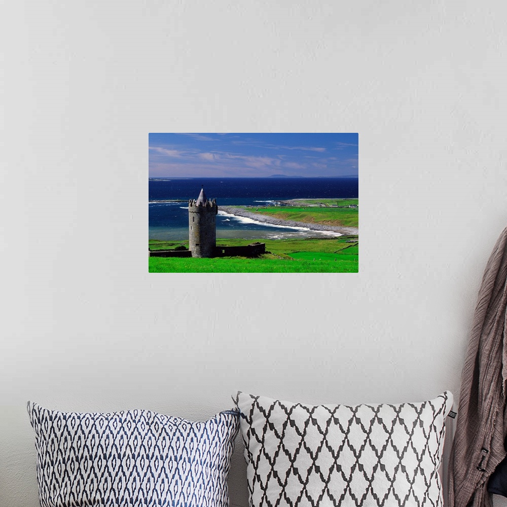 A bohemian room featuring Ireland, County Clare, Coastline near Doolin village