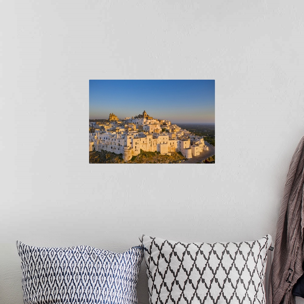 A bohemian room featuring Italy, Apulia, Brindisi district, Itria Valley, Ostuni, View of Ostuni village