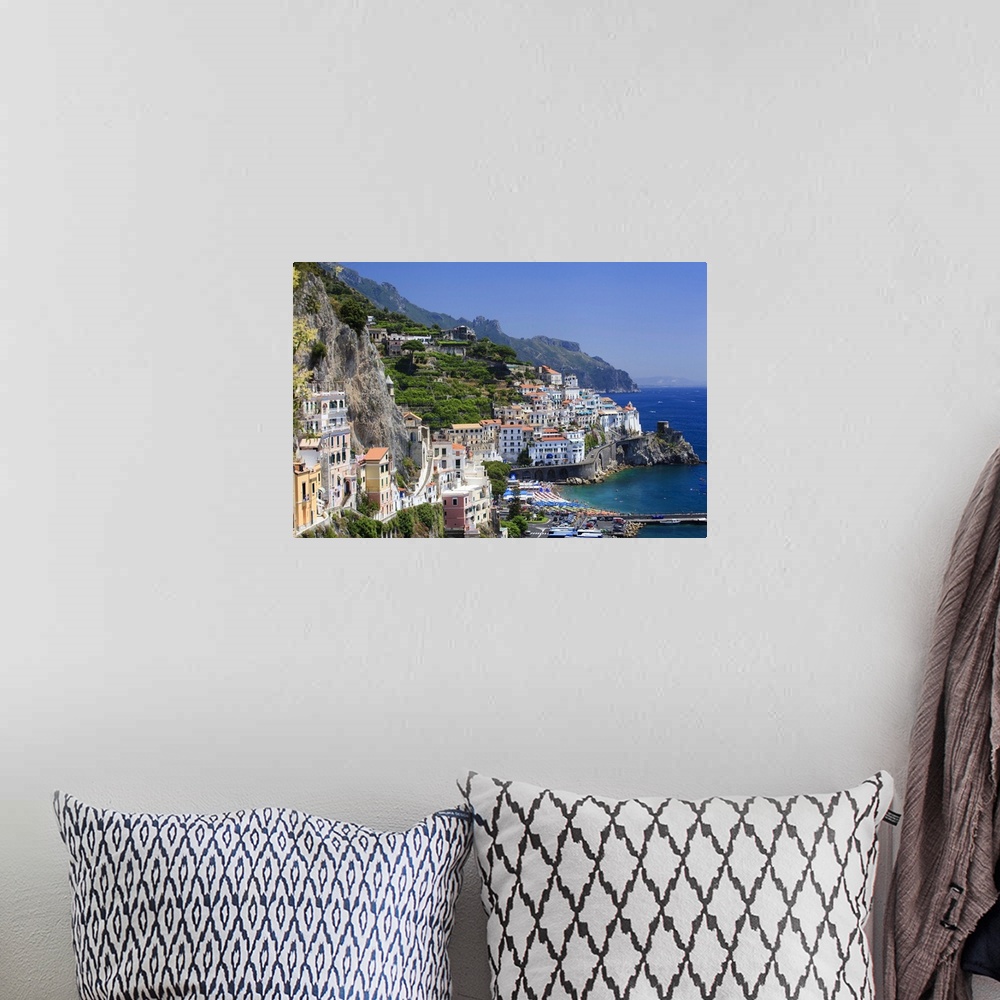 A bohemian room featuring Italy, Campania, Amalfi Coast, Peninsula of Sorrento, Amalfi