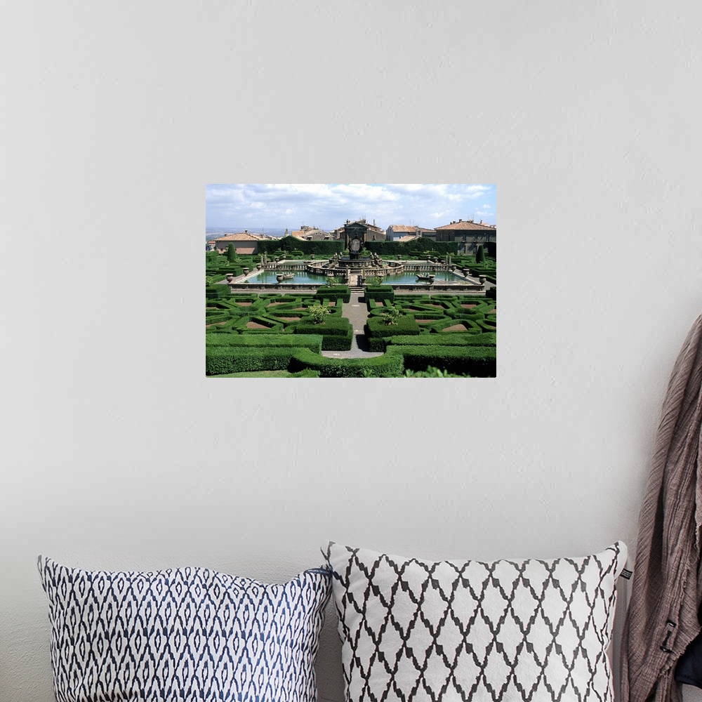A bohemian room featuring Italy, Latium, Bagnaia, Bagnaia, Villa Lante, Italian garden