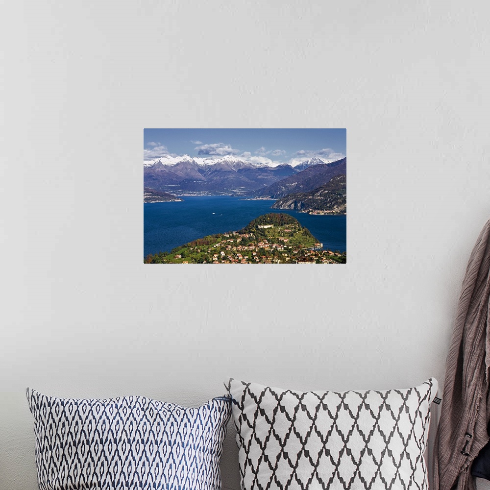 A bohemian room featuring Italy, Lombardy, Como district, Como Lake, Bellagio