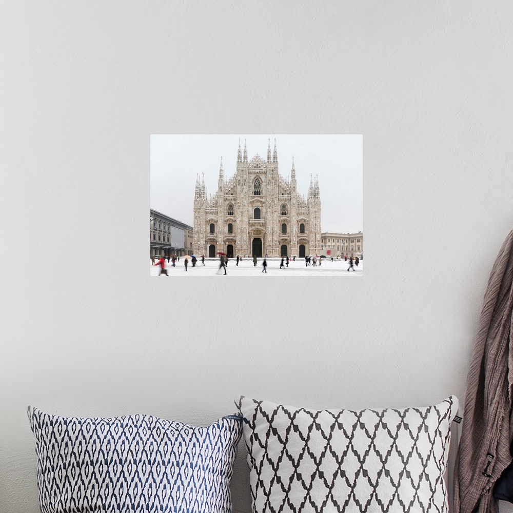 A bohemian room featuring Italy, Lombardy, Milan, Piazza Duomo, Milan Cathedral