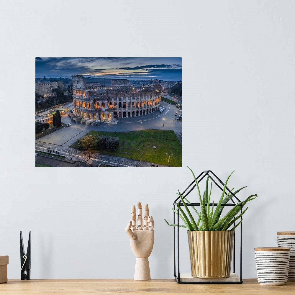 A bohemian room featuring Italy, Rome, Colosseum, Seven Hills of Rome.