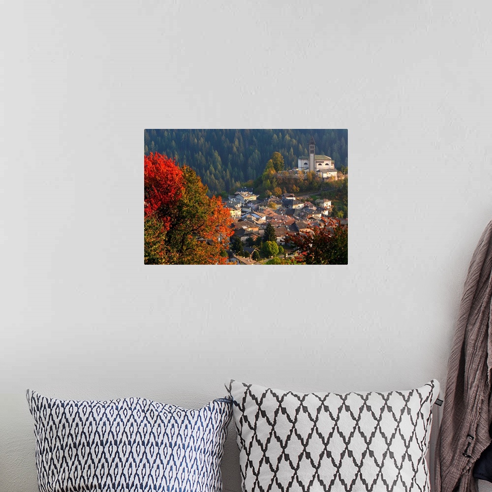 A bohemian room featuring Italy, Trentino-Alto Adige, Trentino, Dolomites, Alps, Val di Fiemme, Cavalese, Castello di Fiemme