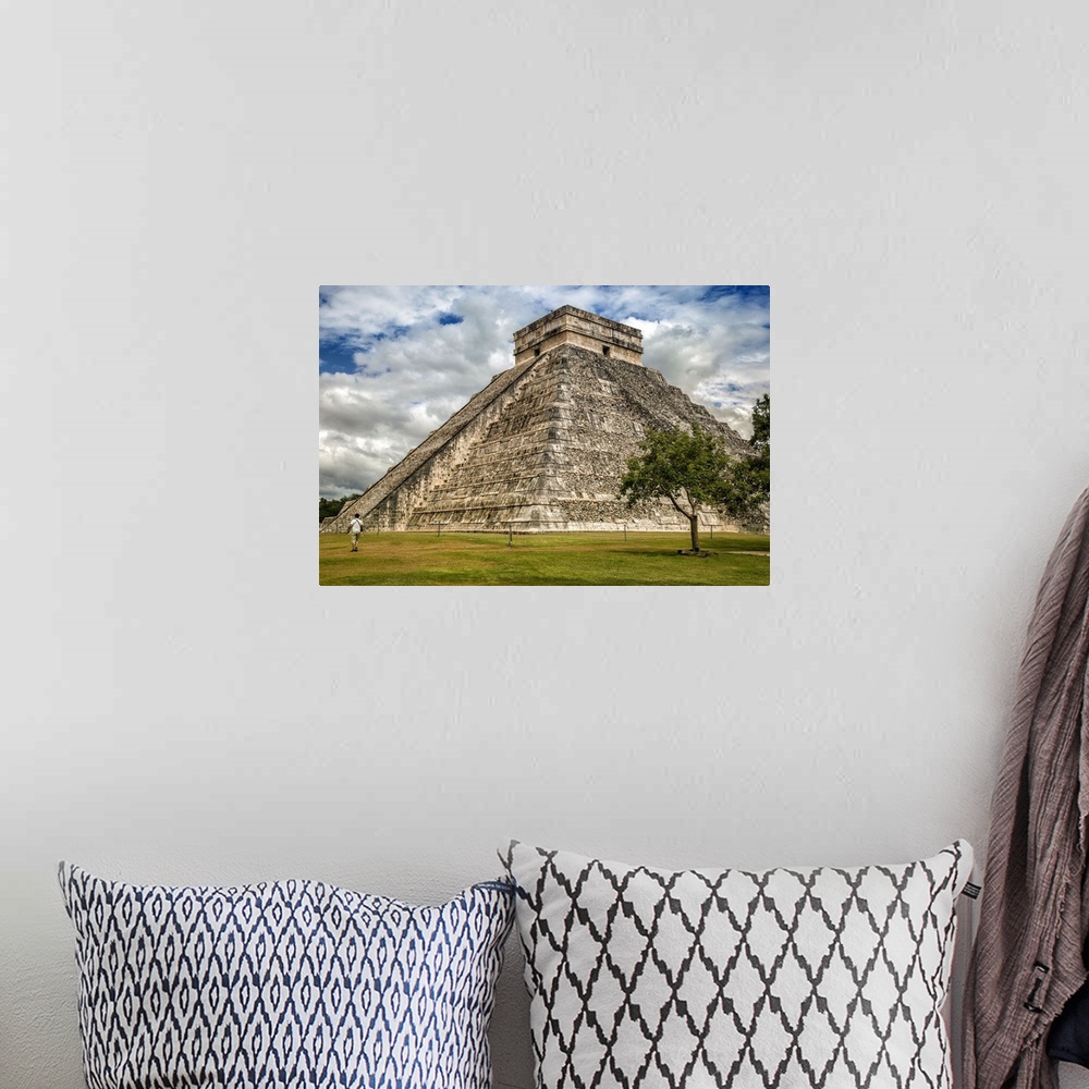 A bohemian room featuring Mexico, Yucatan, Chichen Itza, El Castillo.