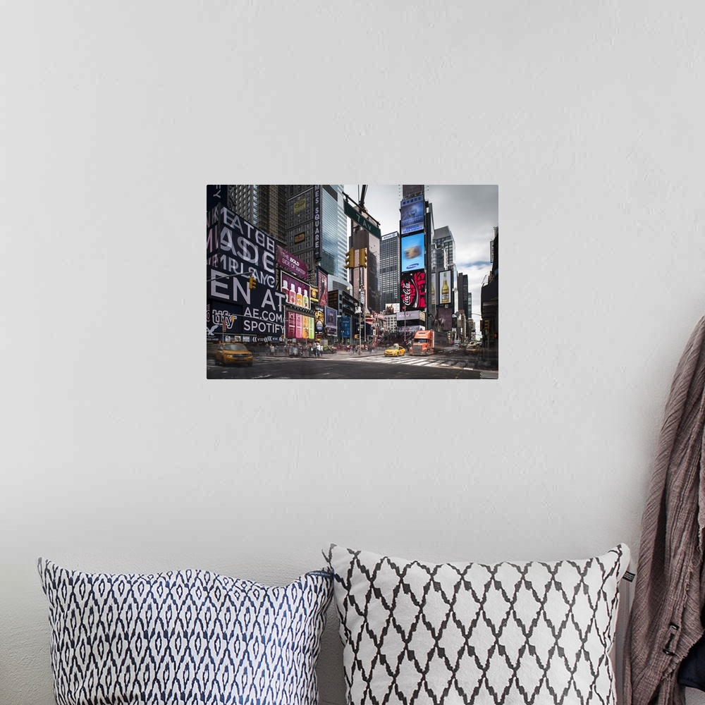 A bohemian room featuring New York, New York City, Manhattan, Times Square.