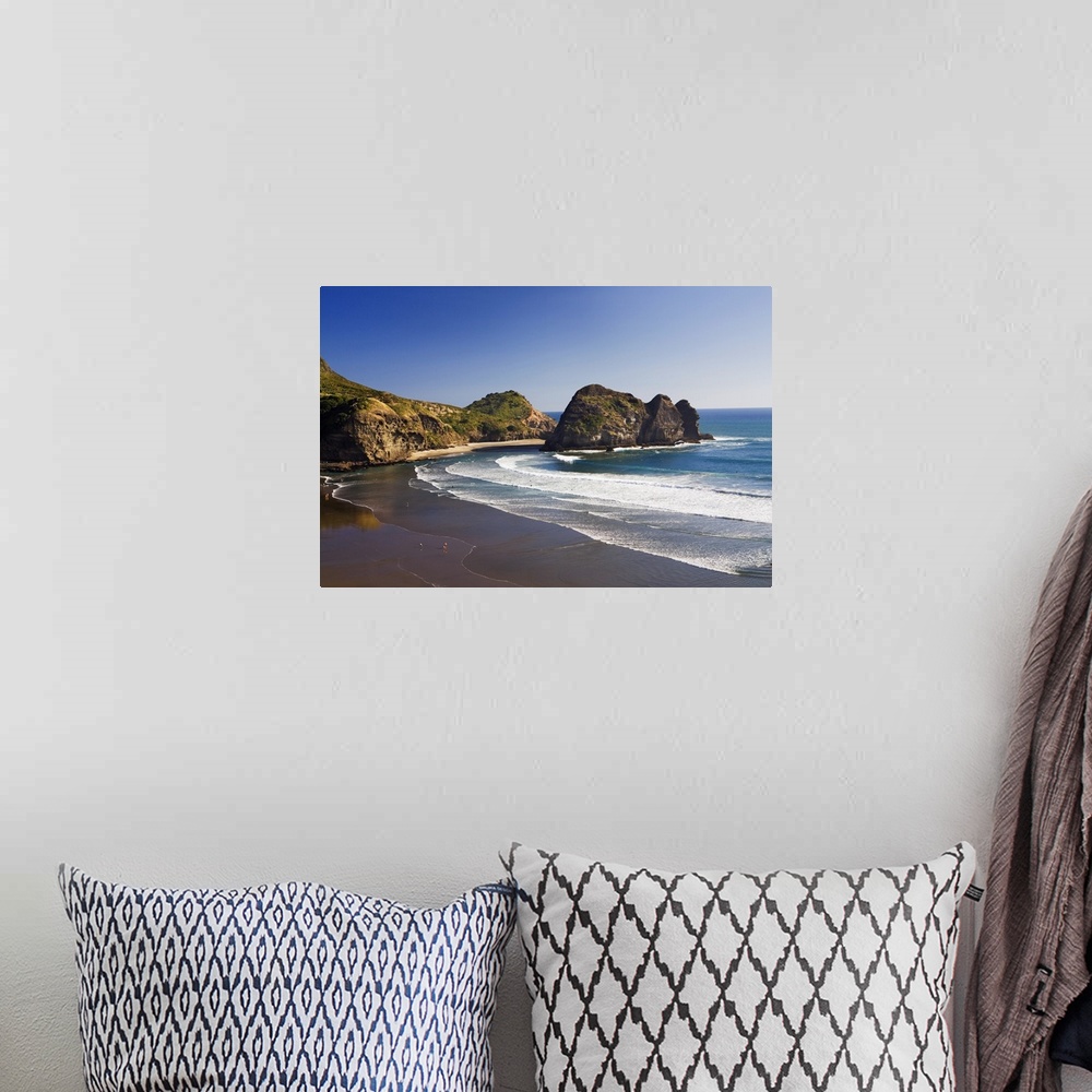 A bohemian room featuring New Zealand, North Island, Auckland, Piha beach