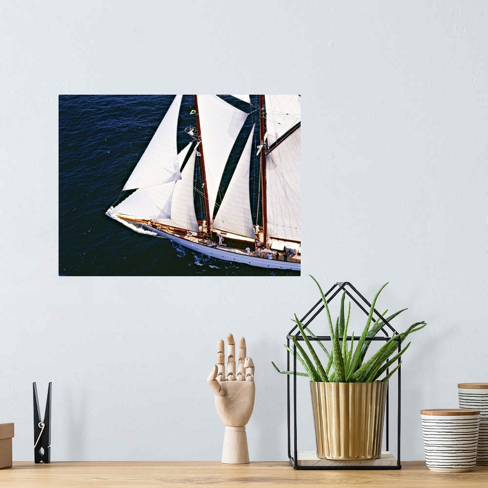 A bohemian room featuring Sailing boat
