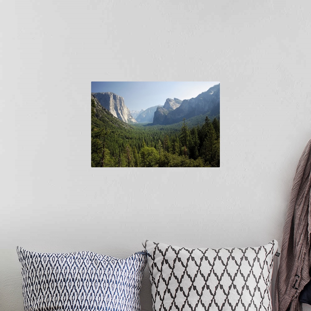 A bohemian room featuring USA, California, Yosemite National Park, Tunnel View, Yosemite Valley