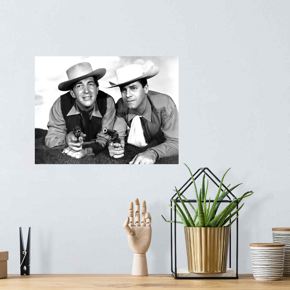 A bohemian room featuring Dean Martin and Jerry Lewis, Pardners