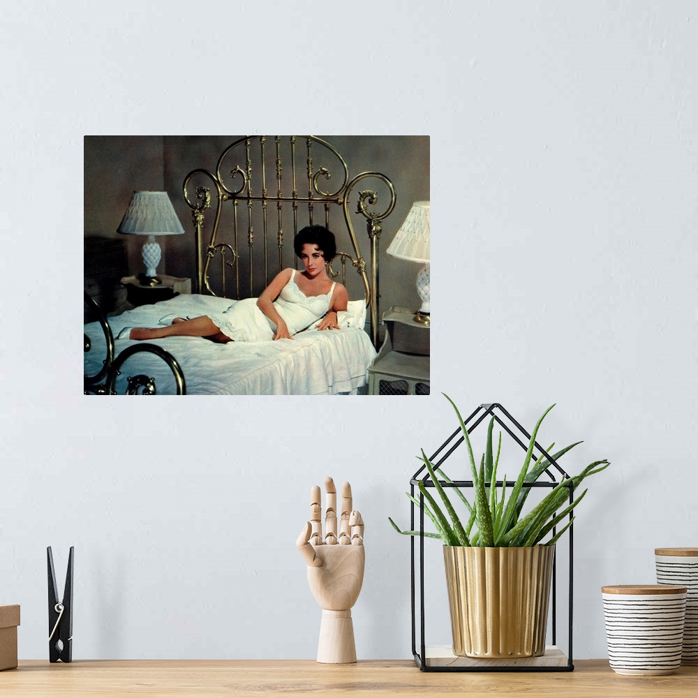 A bohemian room featuring Elizabeth Taylor in Cat On A Hot Tin Roof - Movie Still