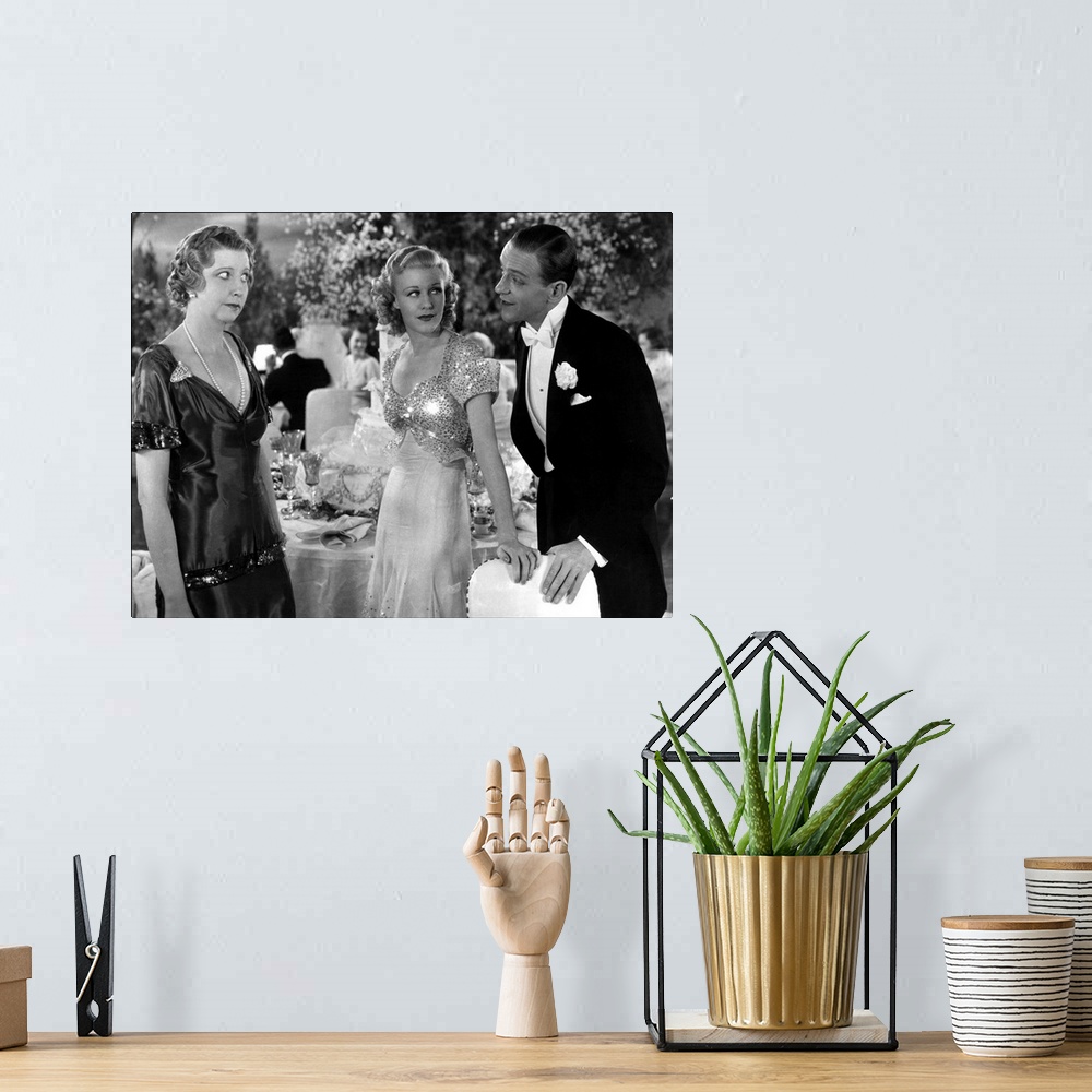 A bohemian room featuring Helen Broderick, Ginger Rogers, Fred Astaire, Top Hat
