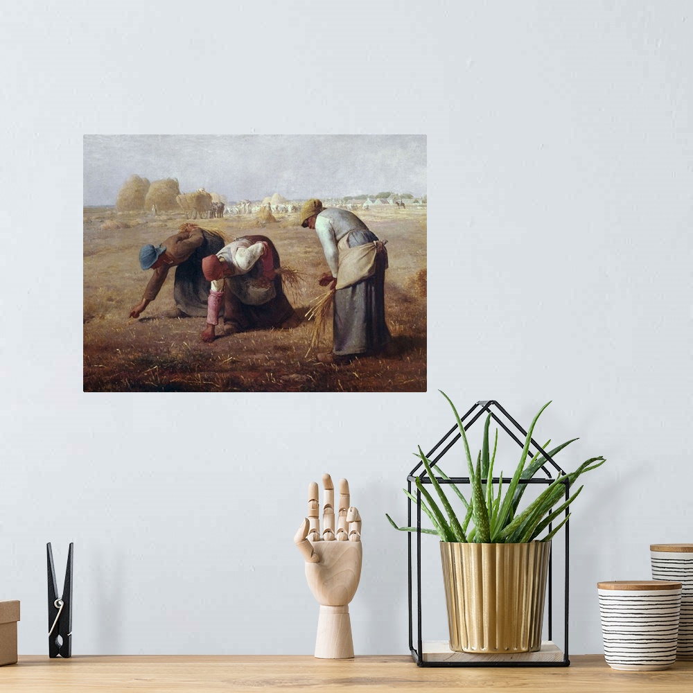 A bohemian room featuring The Gleaners