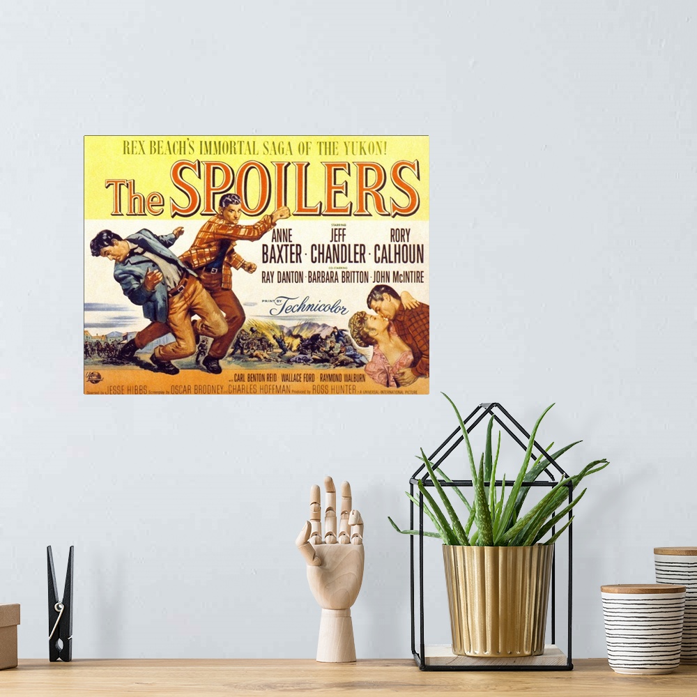 A bohemian room featuring The Spoilers - Movie Poster