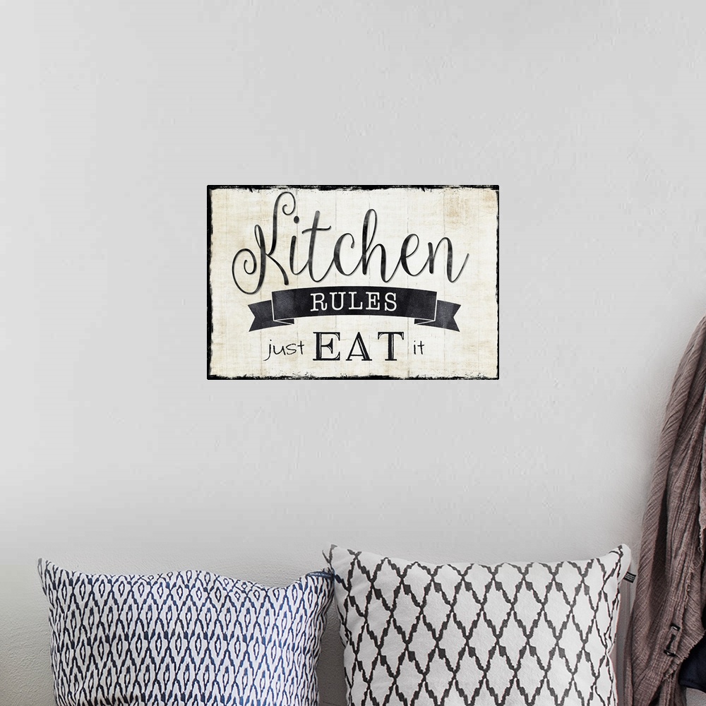 A bohemian room featuring Kitchen Rules: Just Eat It