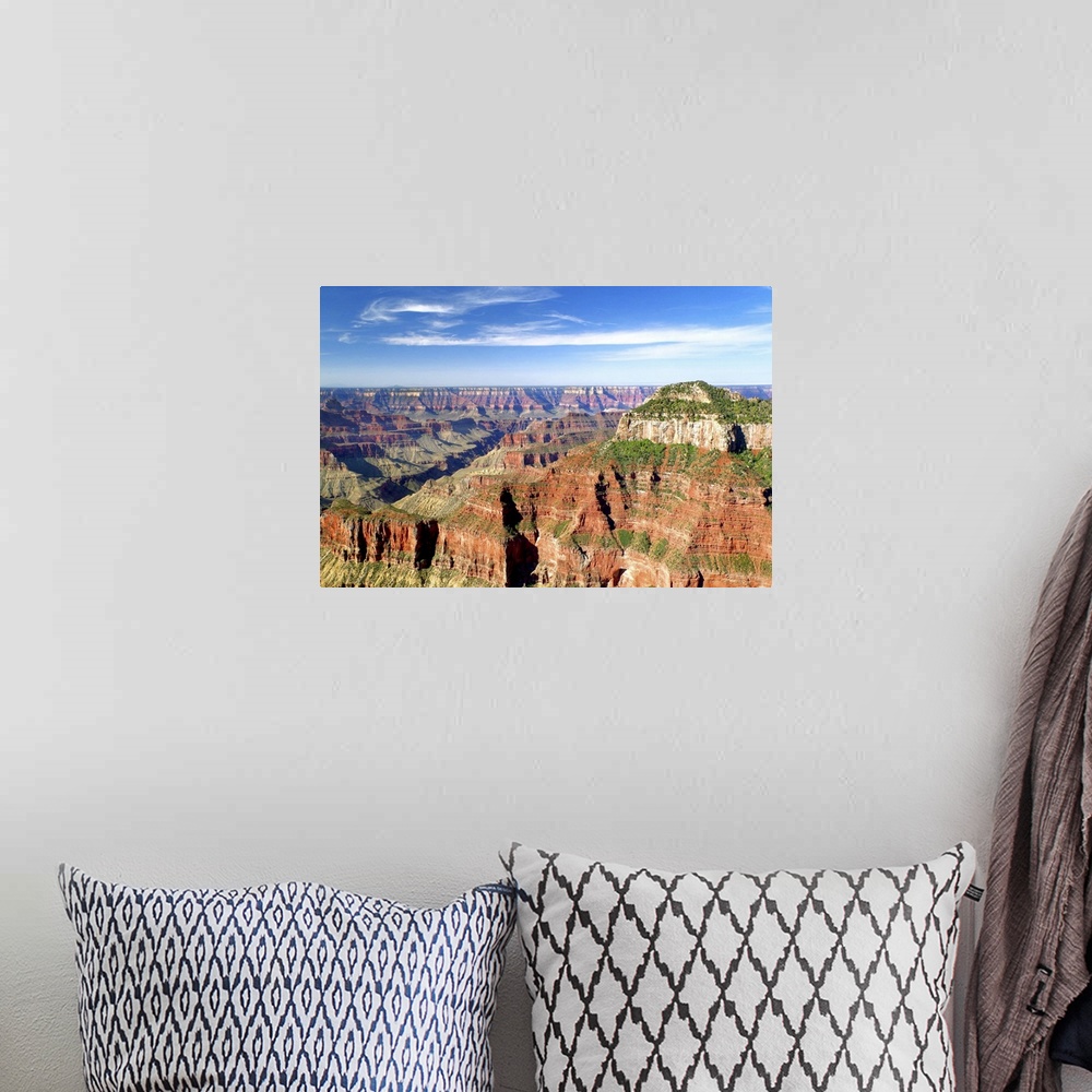 A bohemian room featuring Grand Canyon Dawn II