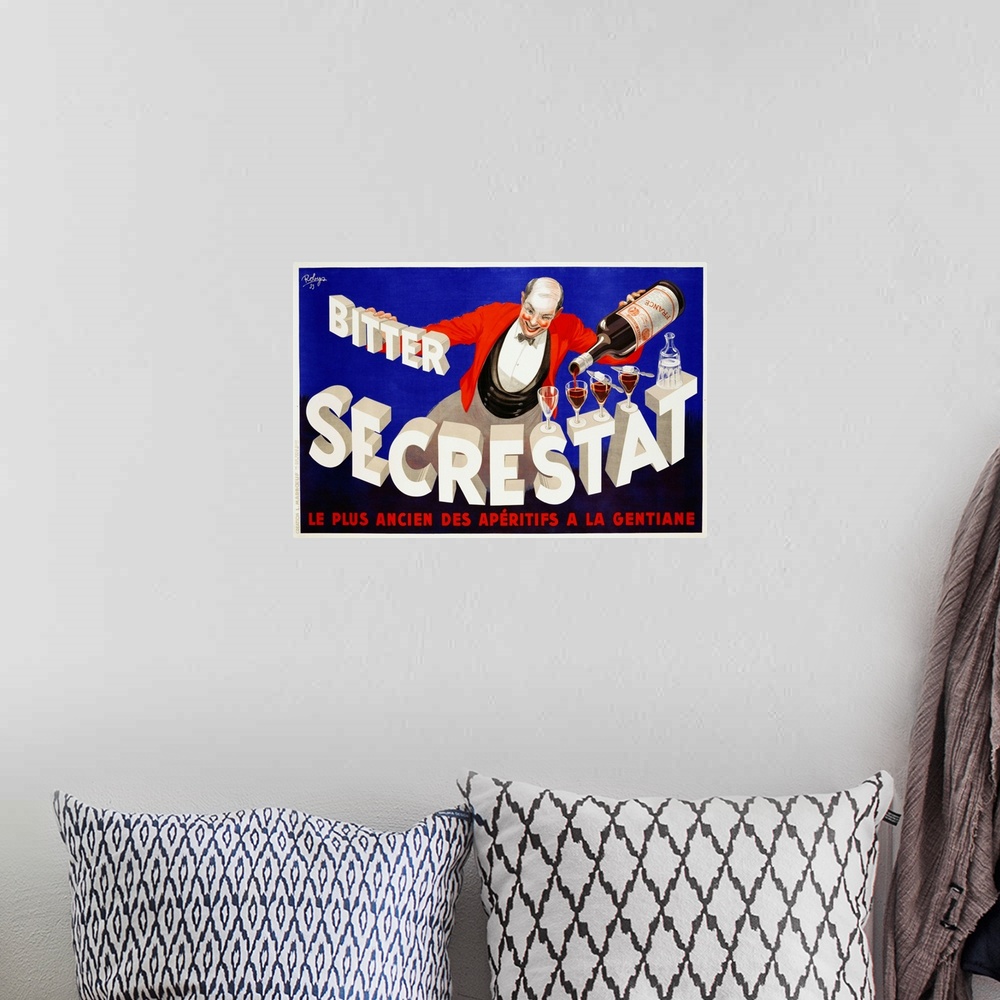 A bohemian room featuring Bitter Secrestat Poster By Robys