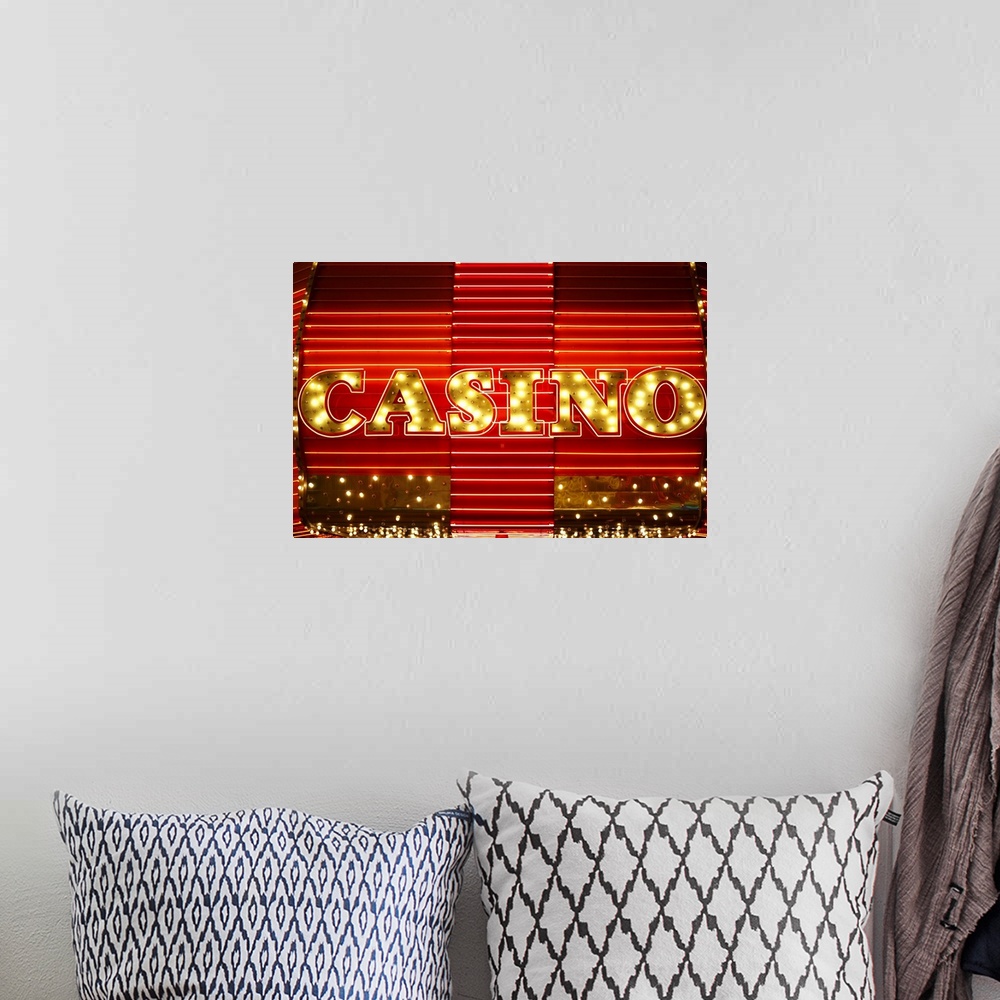 A bohemian room featuring Casino lights, Las Vegas, Nevada
