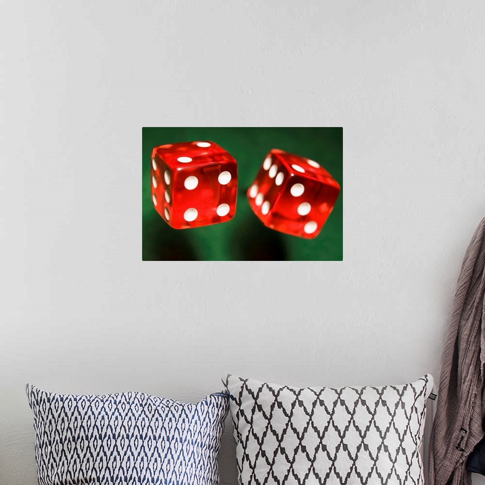 A bohemian room featuring Dice