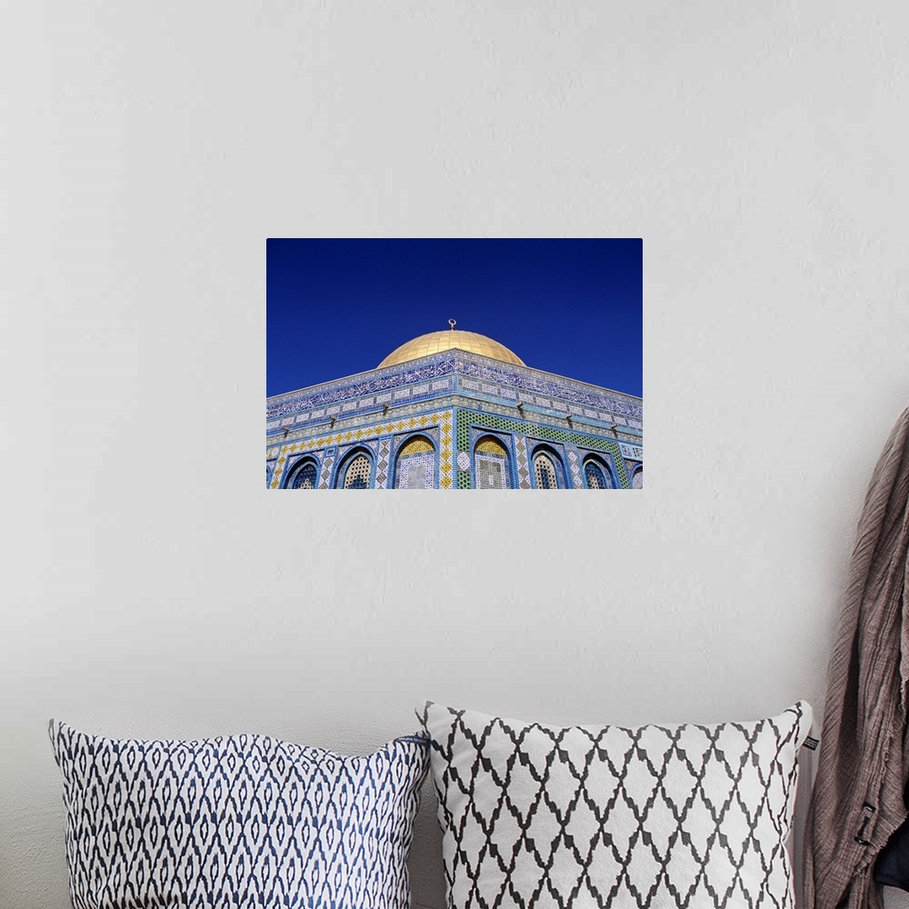 A bohemian room featuring Dome of the Rock, Jerusalem, Israel