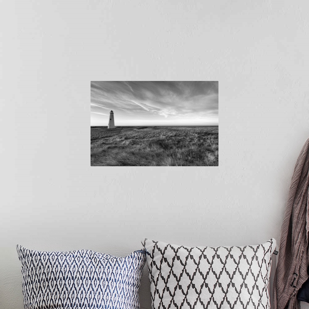 A bohemian room featuring Great Point Lighthouse, lighthouse, Nantucket, Winter