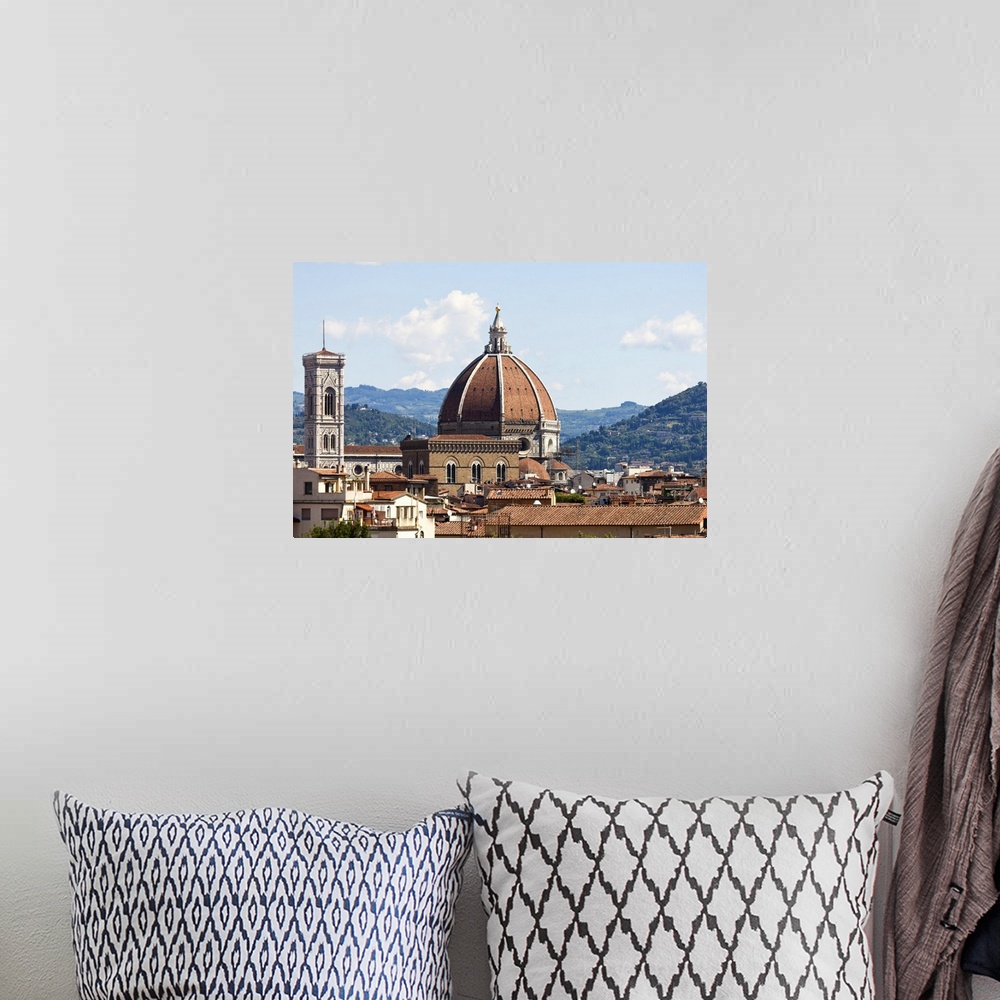 A bohemian room featuring Italy, Florence, Cityscape with Duomo